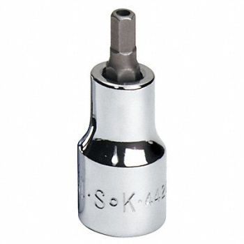SK PROFESSIONAL TOOLS Socket Bit Steel 3/8 in TpSz 3/16 in, 20K832