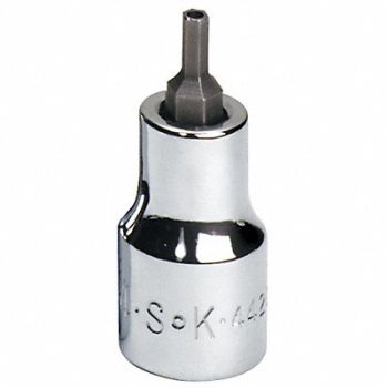 SK PROFESSIONAL TOOLS Socket Bit Steel 3/8 in TpSz 5/32 in, 20K833