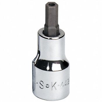 SK PROFESSIONAL TOOLS Socket Bit Steel 3/8 in TpSz 7/32 in, 20K834