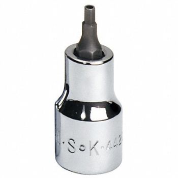 SK PROFESSIONAL TOOLS Socket Bit Steel 3/8 in TpSz 7/64 in, 20K835