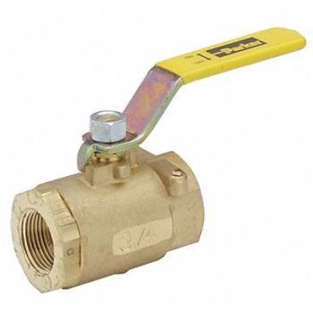 GRAINGER APPROVED Brass Ball Valve Inline FNPT 1 in, 20K908