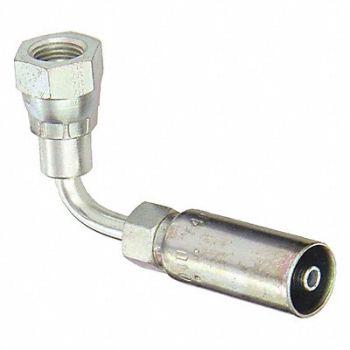 KURT Crimp Fitting 90 Degrees Elbow 1/4 ID, 55RT35