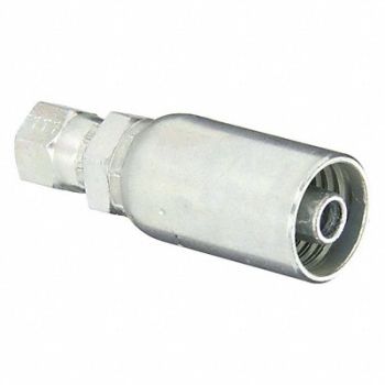KURT Crimp Fitting Straight 3/8 ID JIC, 55RT42