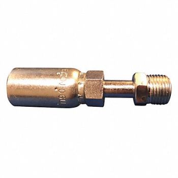 KURT Crimp Fitting Straight 3/8 ID, 55RT45