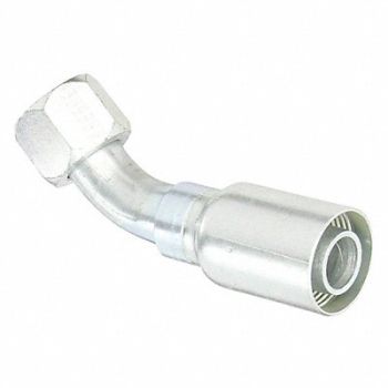 KURT Crimp Fitting 45 Degrees Elbow 1 ID JIC, 55RT77