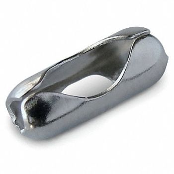 LUCKY LINE PRODUCTS Ball Chain Number 8 Silver PK100, 20KR17