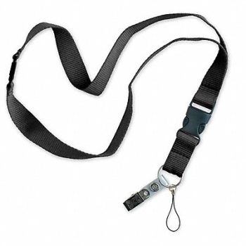 LUCKY LINE PRODUCTS Key Accessory Lanyard Black PK5, 20KR26