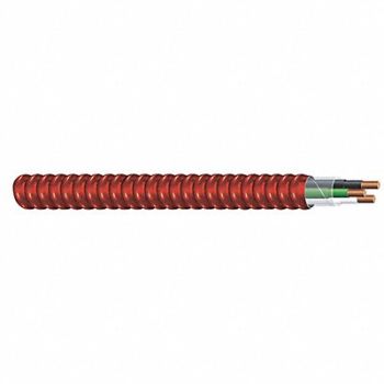 SOUTHWIRE Armored Cbl 2 w/Grd 14AWG MC FPLP 250ft, 20KZ66