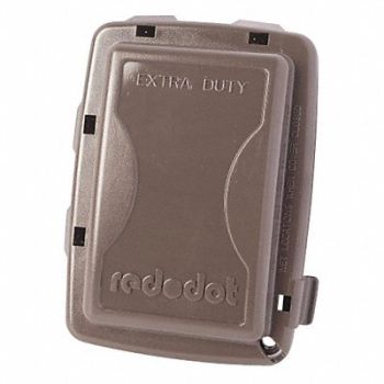 RED DOT While In Use Weatherproof Cover Bronze, 20LA51