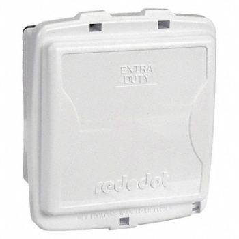 RED DOT While In Use Weatherproof Cover White, 20LA55