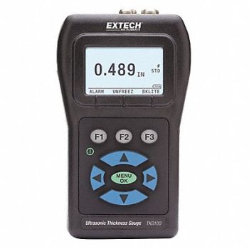 EXTECH Digital Ultrasonic Thickness Gauge, 20LK16