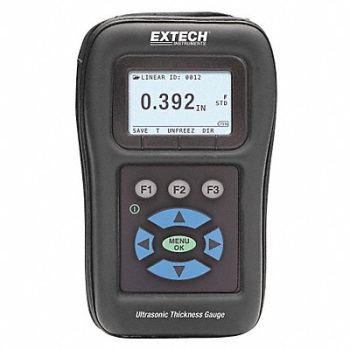 EXTECH Digital Ultrasonic Thickness Gauge, 20LK17