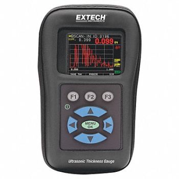 EXTECH Digital Ultrasonic Thickness Gauge, 20LK18