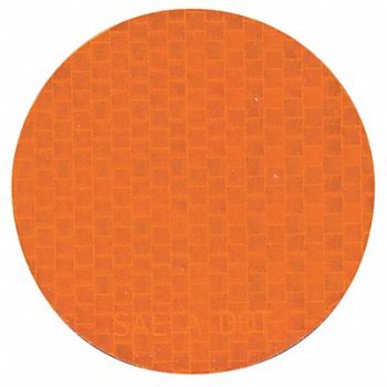 INCOM MANUFACTURING Floor Tape Orange 3 inx3 in Circle PK50, 20LP80