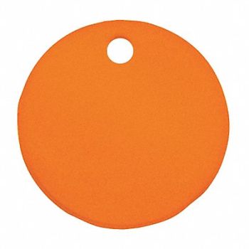 C.H. HANSON Blank Tag Alum 3in H 3in W Orange PK5, 20LR72