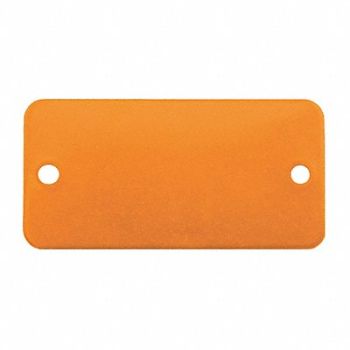 C.H. HANSON Blank Tag Alum 3/4in H 1 3/4in W PK5, 20LT08
