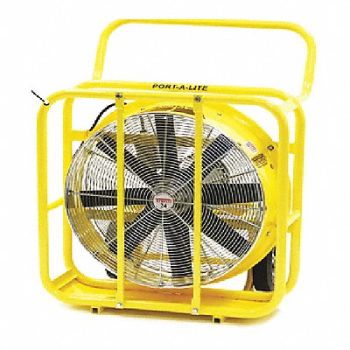 TEMPEST Haz Loctn Indstrl Fan 24 Blde Dia 1Spd, 20LU83