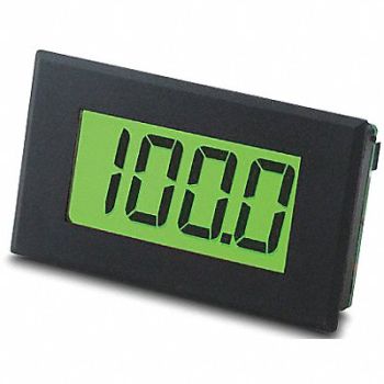 LASCAR Programmable LCD Voltmeter 3-1/2In., 20PD43