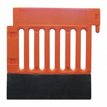 PLASTICADE H6508 Crowd/Traffic Control Barricade Orange, 20PF48