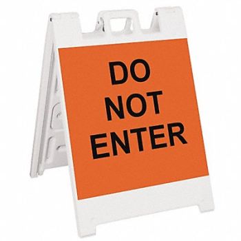 GRAINGER APPROVED Barricade Sign Do Not Enter 36H In, 20PF60