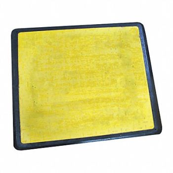 GRAINGER APPROVED Pedestrian Trench Cover Plastic Yellow, 20PF72
