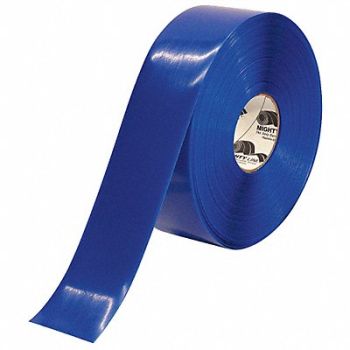 MIGHTY LINE H7546 Floor Tape Blue 3 inx100 ft Roll, 20PF79