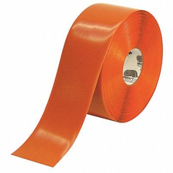 MIGHTY LINE E3477 Floor Tape Orange 4 inx100 ft Roll, 20PF86