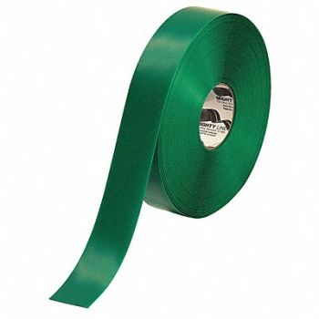 MIGHTY LINE E3476 Floor Tape Green 2 inx100 ft Roll, 20PF92