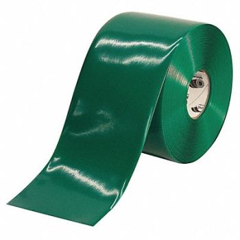 MIGHTY LINE E7645 Floor Tape Green 6 inx100 ft Roll, 20PF94
