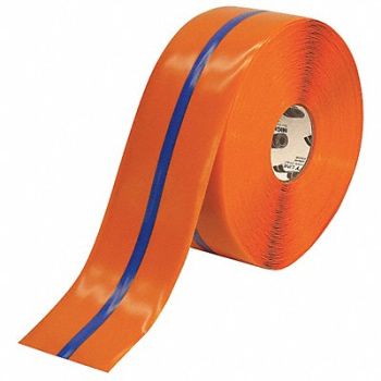 MIGHTY LINE K3727 Floor Tape Blue/Orange 4 inx100 ft Roll, 20PG06