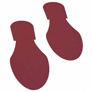 MIGHTY LINE K3735 Floor Tape Brown 3.5 inx9.5 in Foot PK50, 20PG18