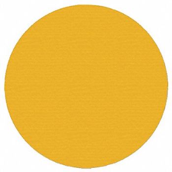 MIGHTY LINE K3733 Floor Tape Yellow 2.69 Dia Circle PK200, 20PG23