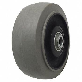 GRAINGER APPROVED Conductive RBBR Tread Plastic Core Wheel, 20PM11
