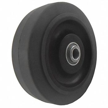 GRAINGER APPROVED Conductive RBBR Tread Plastic Core Wheel, 20PM12