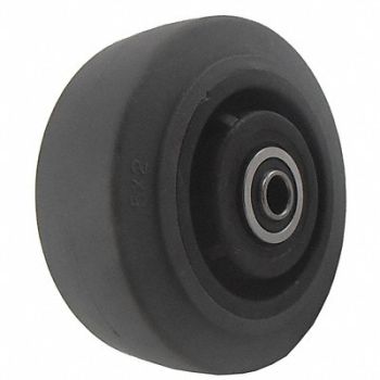 GRAINGER APPROVED Conductive RBBR Tread Plastic Core Wheel, 20PM15