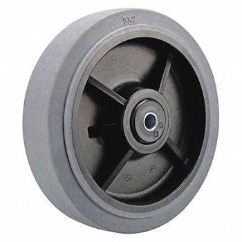 GRAINGER APPROVED Conductive RBBR Tread Plastic Core Wheel, 20PM17