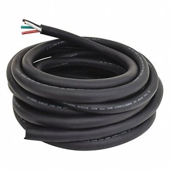 GRAINGER APPROVED Portable Cord 4 Cond 6 AWG SOOW 50ft, 20PY52