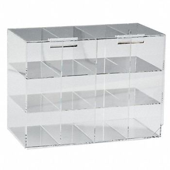 BRADY Safety Glasses Holder 11-1/2in.H Acrylic, 20RX98