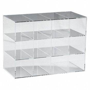 BRADY Safety Glasses Holder 11-1/2in.H Acrylic, 20RX99