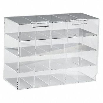 BRADY Safety Glasses Holder 11-3/4in.H Acrylic, 20RY01