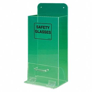 BRADY Protective Eyewear Dspnsr 18in.H Acrylic, 20RY03
