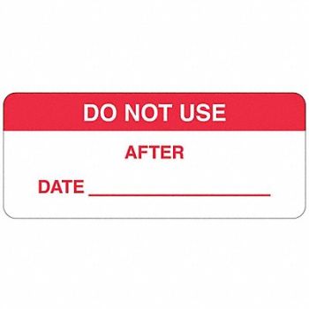 BRADY Inspction Lbl 5/8inHx1-1/2inW Poly PK364, 20RY21