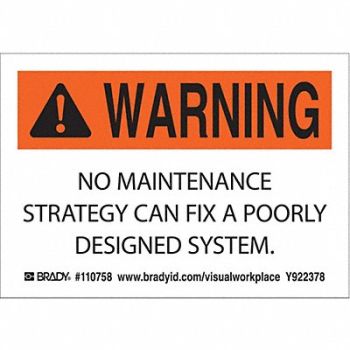 BRADY Label 3 1/2 in x 5 in Polyester PK10, 20RY43