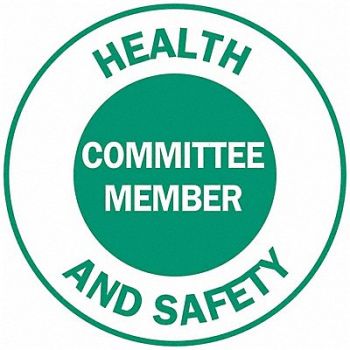 BRADY Hard Hat Emblem Labl 2in. Dia Vinyl PK4, 20RY93