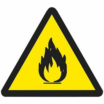 BRADY Warning Labels 2inHx2inW Vinyl PK10, 20RZ11