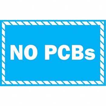 BRADY Vinyl Label 1 in x 2 in Vinyl, 20TA10
