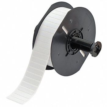 BRADY Printer Label 1/4inHx1-1/4inW Polyamide, 20TA59