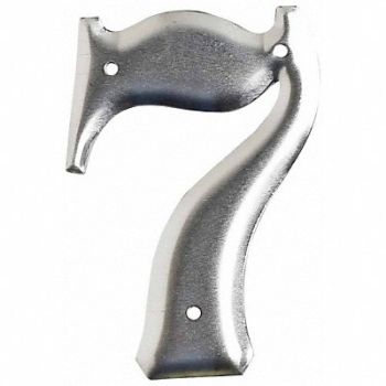 BRADY Aluminum Number 3in.H Character PK10, 20TA80