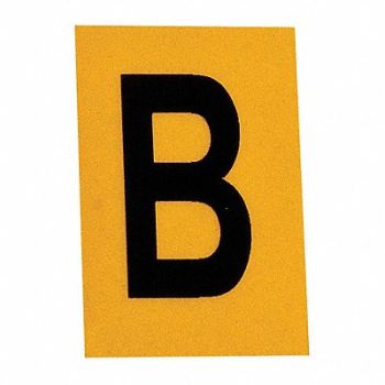 BRADY Letter Label 1in.H Character PK25, 20TC83