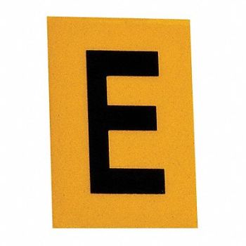 BRADY Letter Label 1in.H Character PK25, 20TC85